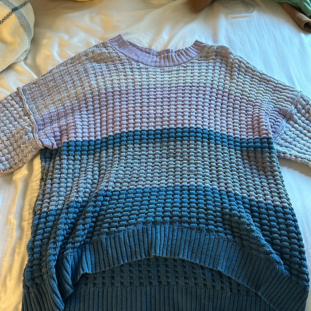 ombré urban outfitters fall knit sweater
